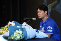 [포토]은퇴 오승환, ‘다시 태어난다면 마무리투수는 안 해!’