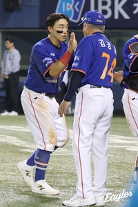 ‘3연패 탈출’ 한화 김경문 감독 “빠른 적응력 보여준 손아섭 칭찬하고파” [SS잠실in]