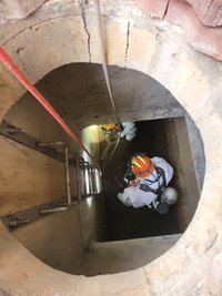 홍천소방서, 구조대 여름철 밀폐공간 질식사고 대응훈련