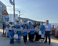 동해시 보건소, 해수욕장서 금연·절주 캠페인 전개