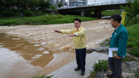 육동한 춘천시장, 석사천 현장 점검