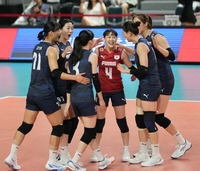 여자 배구대표팀, 스웨덴에 1-3 역전패로 ‘3연패’