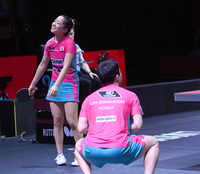 임종훈-신유빈, 또 중국 ‘벽’에 막혔다…WTT 유럽 스매시 준우승