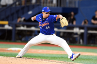 [포토]시즌 28 세이브 기록하는 한화 김서현