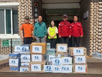 삼척빛드림본부, 가곡면 산불 진화 현장에 구호물품 긴급 지원