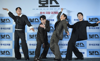“사자보이즈 40대 Ver.” 조우진·정경호·박지환의 코미디 ‘보스’, 추석 극장가 출격 [SS현장]