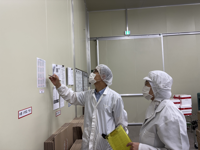 Audit 현장 점검 및 자문 진행 모습. 사진|식품진흥원