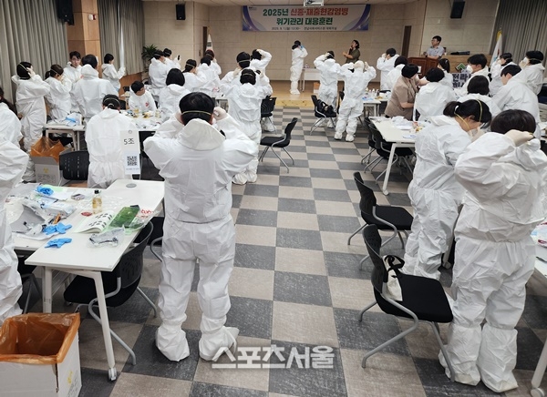 전남도, 신종·재출현 감염병 위기관리 대응훈련