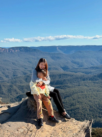 절벽 끝 만삭의 이시영, 보는 사람이 다 아찔! 안전불감증 논란