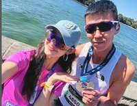 다니엘, 고향서 열린 마라톤 26위…활동 중단에도 빛난 도전