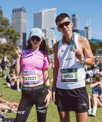뉴진스 다니엘 법정 공방 딛고 달리다…시드니 10km 러너로 새 출발