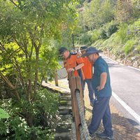 이강우 홍천소방서장, 힐리언스 선마을 현장 안전지도