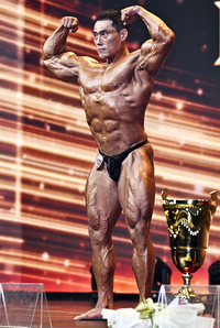 DRAX(디랙스) 챔피언십 보디빌딩 그랑프리 김성준, “여보, 미안하고 사랑해”