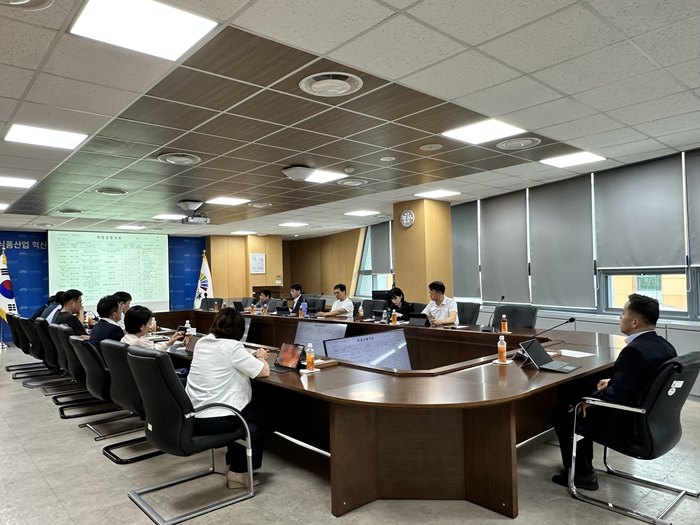 식품진흥원, 기관장 주재 전사 안전점검회의 개최