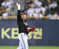 [포토] 박동원 ‘승리가 보인다’