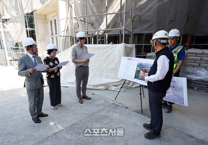 안양시의회,부흥동 행정복지센터 건립공사 현장 살펴