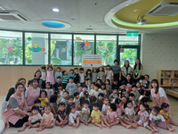 롯데캐슬키즈 어린이집, 원주시에 디딤씨앗통장 후원금 전달