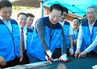 김영록 지사, 아름다운 동행 봉사단과 이웃 사랑 실천