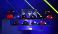 [포토] 2026 KBO 드래프트 현장에 전시된 모자