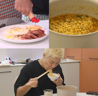 강남, ♥이상화에 등짝 맞을 만도…아침부터 라면 2개+햄+마요네즈(‘전참시’)