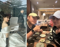 “닮아가” 안혜경, ‘송중기 절친’ ♥남편 얼굴 깜짝 공개 [★SNS]