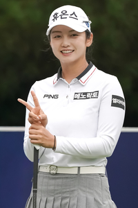 김옥빈 닮은꼴 박도영, 난도 높은 블루헤런서 버디 8방 “캐디 호흡+브룸스틱 만족”[SS 현장]