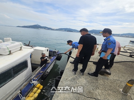 완도해경, 추석 연휴 대비 해양오염 에방 현장 점검