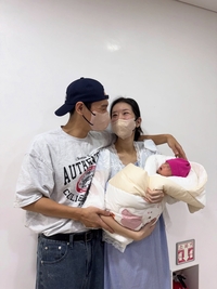 캣츠 김지혜-에이스 최성욱 부부, 18일 만에 아이 안았다!