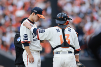 ‘0.2이닝 6실점’ 고개 숙인 문동주→괜찮다, ‘진짜’ 한국시리즈에서 잘 던지면 된다 [SS대전in]