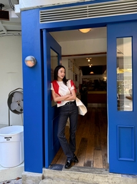 손연재, 흰 티+청바지에 ‘레드 한 스푼’…“10대 청순함 그대로!”