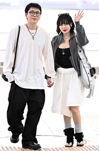 ‘뗄레야 뗄 수 없는’ 현아-용준형 부부, 함께 출국해요! [포토]