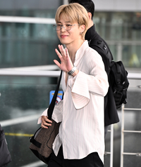 방탄소년단(BTS) ‘천사’ 지민, 잘 갔다올게요! [포토]