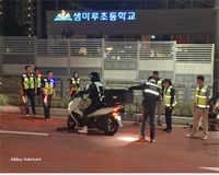 원주署 지정지구대, ‘이륜자동차 소음 등 교통단속’ 활동