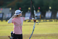 [포토]정몽구배 출전한 파리올림픽 단체전 금메달리스트 전훈영