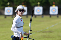 [포토]정몽구배 양궁 리커브 여자 예선 2위 기록한 이윤지