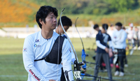 [포토]리커브 김종호, 신중하게!