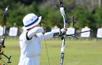 [포토]정몽구배 양궁 예선전 치르는 안산