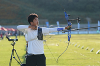 [포토]힘차게 쏘는 김태현(정몽구배 양궁)