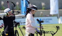 [포토]오유현, 정몽구배 양궁 컴파운드 여자 예선 1위