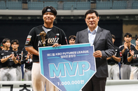 ‘2안타 3타점’ KT 김민석→첫 퓨처스 챔프전 MVP…“장성우 선배 닮고 싶어요” [SS고척in]