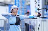 [포토]리커브 정다영, 우승을 향해!