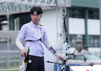 [포토]박주혁, 정몽구배 양궁 리커브 4강 진출