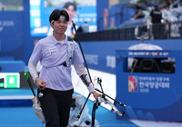 [포토]박주혁, 4강으로!