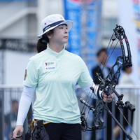 [포토]정몽구배 양궁 우승 노리는 오유현