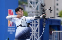 [포토]타깃을 향해 집중하는 이우석