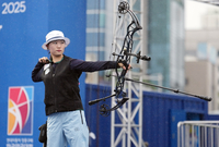 [포토]정몽구배 양궁 컴파운드 준우승 차지한 문예은