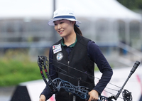 [포토]컴파운드 결승에 진출한 문예은