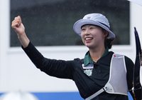 [포토]정몽구배 우승에 기뻐하는 임시현