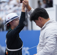 [포토]임시현, 우승 하이파이브!