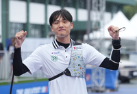 [포토]김종우, 정몽구배 우승에 주먹 불끈!